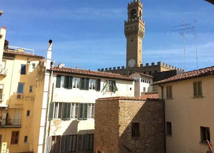 Via Lambertesca, 14 - Florence Charming Apartments - Large Design Home Between Uffizi And Ponte Vecchio - 4Rth Floor Without Elevator